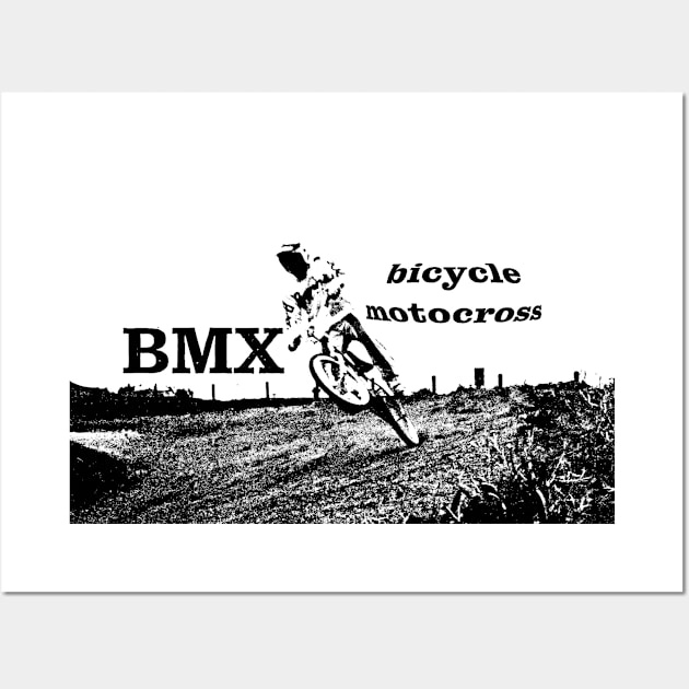 bicycle motocross Wall Art by rickylabellevie